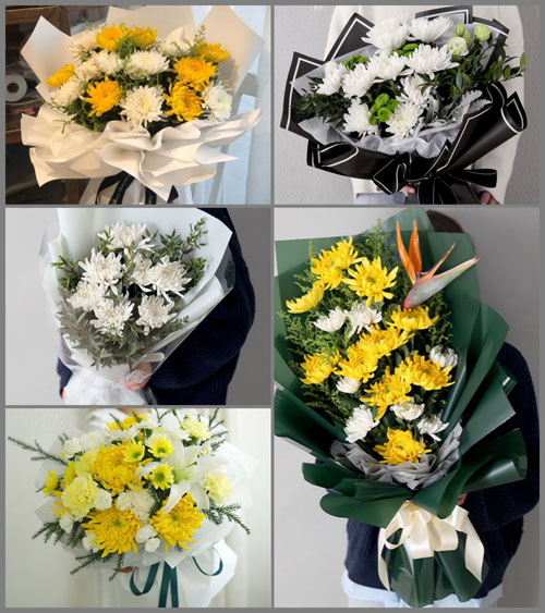 辽宁丹东振兴区临江街道白事花束代送